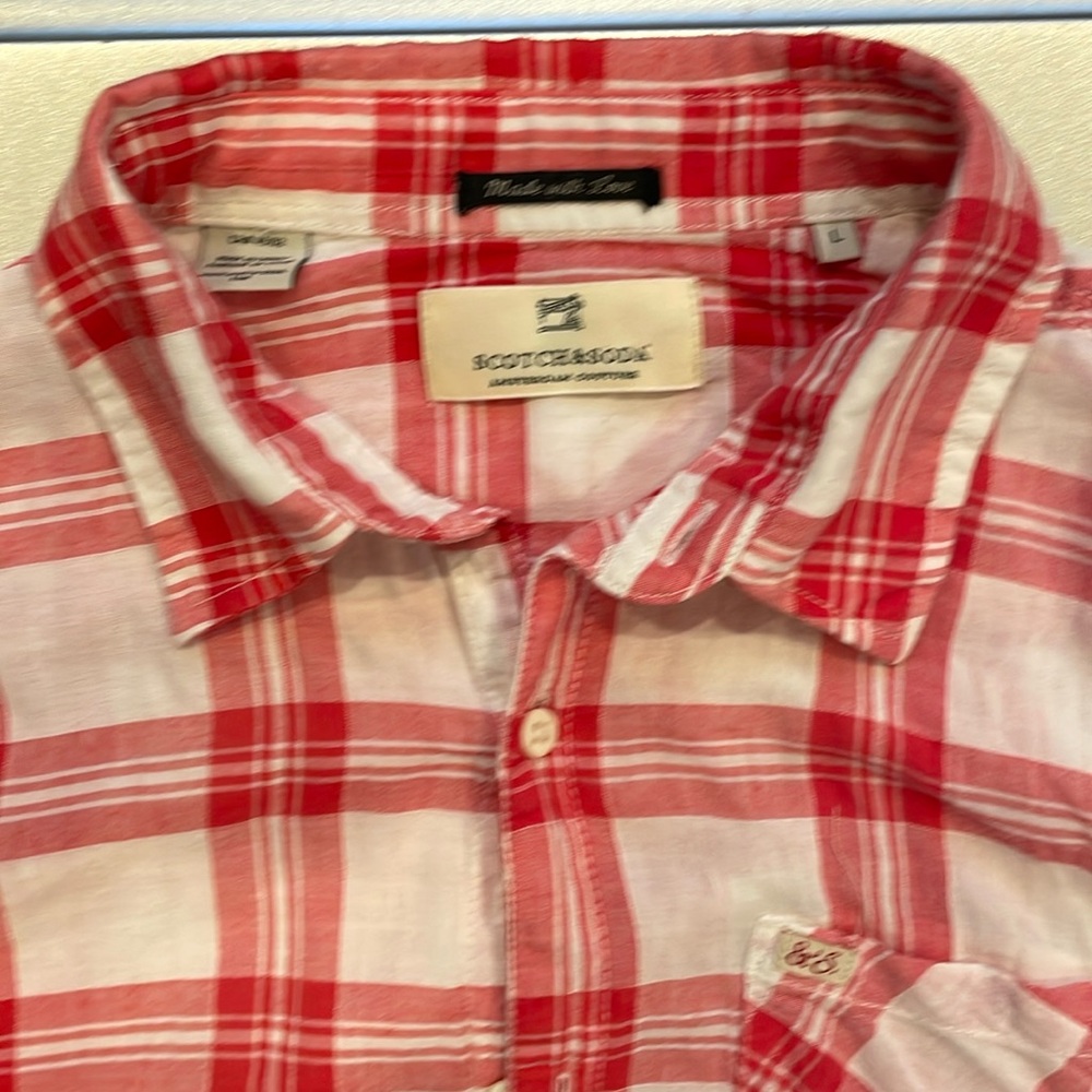 Scotch & Soda long sleeve button up shirt.